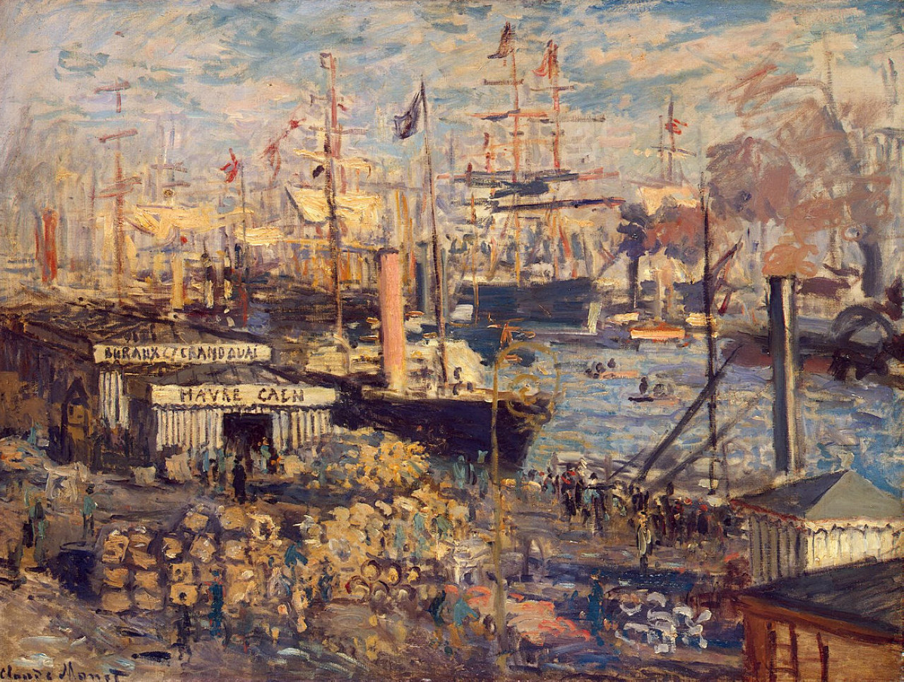 The Grand Dock at Le Havre 1872